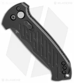 Gerber Auto 06 Automatic Knife S30V Drop Point (3.6" Black Serr) 0377 -Avokelavavat Sales Store Gerber Auto 06 DP black serr 0377 BHQ 1471 er spine