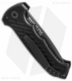 Gerber Auto 06 Tanto Automatic Knife Black G10 (3.6" S30V Black Serr) -Avokelavavat Sales Store Gerber Auto 06 tanto black G10 black serr 0380 BHQ 5001 er side