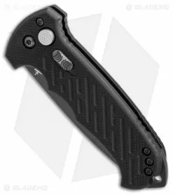 Gerber Auto 06 Tanto Automatic Knife Black G10 (3.6" S30V Black Serr) -Avokelavavat Sales Store Gerber Auto 06 tanto black G10 black serr 0380 BHQ 5001 er spine