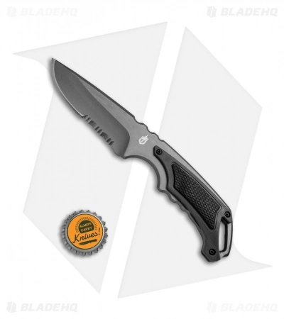 Gerber Basic Knife Fixed Blade W/ Sheath (3.3" Gray Serr) 0175 6 Gerber Basic Knife Fixed Blade W/ Sheath (3.3" Gray Serr) 0175 - Image 4