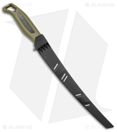 Gerber Ceviche Fillet Fixed Blade Knife Green Polymer (9" Stonewash) 5 Gerber Ceviche Fillet Fixed Blade Knife Green Polymer (9" Stonewash) - Image 3
