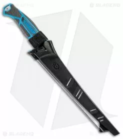 Gerber Controller 10" Fillet Fishing Knife Fixed Blade Blue (10" Satin) -Avokelavavat Sales Store Gerber Controller 10in Fillet Fishing Blue Satin BHQ 95312 jr sheath