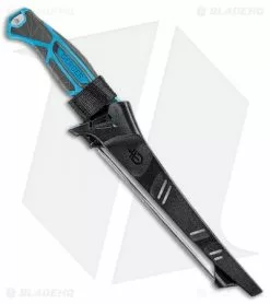 Gerber Controller 8" Fillet Fishing Knife Fixed Blade Blue (8" Satin) -Avokelavavat Sales Store Gerber Controller 8in Fillet Fishing Blue Satin BHQ 95311 jr sheath 1