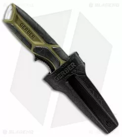Gerber CrossRiver Fixed Blade Knife Sage Green Polymer (3" Satin) -Avokelavavat Sales Store Gerber CrossRiver Sage Green Polymer Satin BHQ 95299 jr sheath