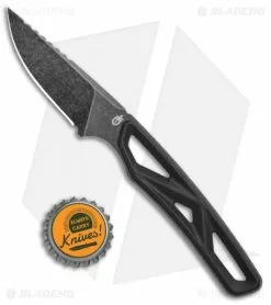 Gerber EXO-MOD Caper Fixed Blade Knife Black (Stonewash) 30-001801 9 Gerber EXO-MOD Caper Fixed Blade Knife Black (Stonewash) 30-001801 -Avokelavavat Sales Store Gerber EXO MOD Caper Black Black SW 30 001801 BHQ 105516 jr bottlecap
