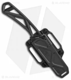 Gerber EXO-MOD Drop Point Fixed Blade Knife Black (Stonewash) 30-001800 -Avokelavavat Sales Store Gerber EXO MOD DP Black Black SW 30 001800 BHQ 105517 jr sheath