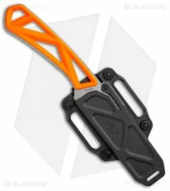 Gerber EXO-MOD Drop Point Fixed Blade Knife Orange (Stonewash) 30-001796 -Avokelavavat Sales Store Gerber EXO MOD DP Orange SW 30 001796 BHQ 105520 jr sheath