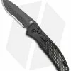 Gerber Empower Automatic Knife Black Armor Grip Serrated (3.25" Black) 30-001636 -Avokelavavat Sales Store Gerber Empower Auto Black Armor Grip Serr Black BHQ 112130 jr