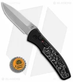 Gerber Empower Automatic Knife Black/White Armor Grip (3.25" SW) 30-001323N -Avokelavavat Sales Store Gerber Empower Black White Armor Grip SW BHQ 81303 er bottlecap