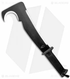 Gerber Gator Machete Pro Fixed Blade (10.5" Black) W/ Sharpening Stone -Avokelavavat Sales Store Gerber Gator Machete Pro Fixed Blade Black Sharpening Stone 31 000705 BHQ 16324 jr side