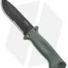 Gerber LMF II ASEK Combat Fixed Blade Combat OD Green (4.8" Black Serr) 1627 -Avokelavavat Sales Store Gerber LMF II Infantity Combat Combat OD Green Black Serr GER22 01627G BHQ 72470 jr