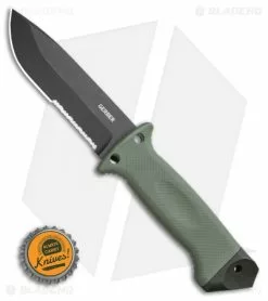 Gerber LMF II Infantry Green Fixed Blade Combat Knife (4.84" Black Serr) 1626 9 Gerber LMF II Infantry Green Fixed Blade Combat Knife (4.84" Black Serr) 1626 -Avokelavavat Sales Store Gerber LMF II Infantry Green Fixed Blade Combat Knife 4.84in Black Serr1626 BHQ 7150 LS Bottlecap
