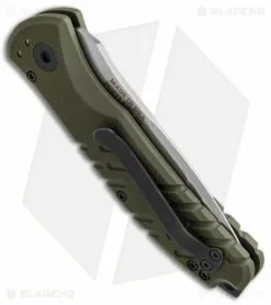 Gerber Propel Downrange Automatic Knife OD Green (3.5" Stonewash) 8 Gerber Propel Downrange Automatic Knife OD Green (3.5" Stonewash) -Avokelavavat Sales Store Gerber Propel Downrange Green SW 30 001308N BHQ 50358 jr side
