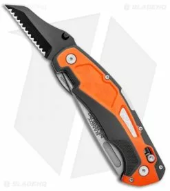 Gerber Randy Newberg DTS Pivot Lock Knife Gray/Orange Rubber (3.8" SW) -Avokelavavat Sales Store Gerber Randy Newberg DTS Gray Orange Rubber 30 001761 BHQ 105530 jr knife 2