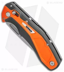 Gerber Randy Newberg DTS Pivot Lock Knife Gray/Orange Rubber (3.8" SW) -Avokelavavat Sales Store Gerber Randy Newberg DTS Gray Orange Rubber 30 001761 BHQ 105530 jr spine