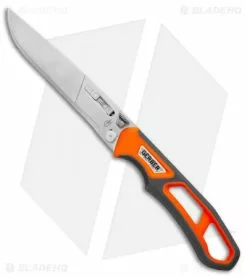 Gerber Randy Newberg EBS Fixed Blade Knife Gray/Orange Rubber (Satin) -Avokelavavat Sales Store Gerber Randy Newberg EBS Gray Orange Rubber 30 001762 BHQ 105529 jr blade 1