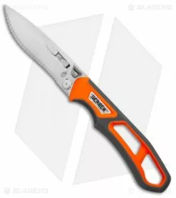 Gerber Randy Newberg EBS Fixed Blade Knife Gray/Orange Rubber (Satin) -Avokelavavat Sales Store Gerber Randy Newberg EBS Gray Orange Rubber 30 001762 BHQ 105529 jr blade 2