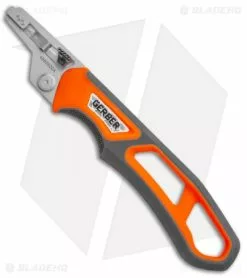 Gerber Randy Newberg EBS Fixed Blade Knife Gray/Orange Rubber (Satin) -Avokelavavat Sales Store Gerber Randy Newberg EBS Gray Orange Rubber 30 001762 BHQ 105529 jr handle