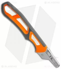 Gerber Randy Newberg EBS Fixed Blade Knife Gray/Orange Rubber (Satin) -Avokelavavat Sales Store Gerber Randy Newberg EBS Gray Orange Rubber 30 001762 BHQ 105529 jr handle spine