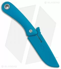 Gerber Spine Fixed Blade Knife Cyan Blue (3.75 Stonewash) 30-001498 -Avokelavavat Sales Store Gerber Spine Cyan Blue SW BHQ 81306 er sheath 2