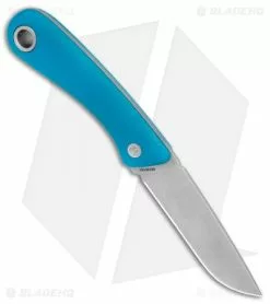 Gerber Spine Fixed Blade Knife Cyan Blue (3.75 Stonewash) 30-001498 -Avokelavavat Sales Store Gerber Spine Cyan Blue SW BHQ 81306 er side
