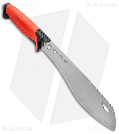 Gerber Versafix Pro 14" Machete Fixed Blade Knife Red (9" Satin) 31-003469 4 Gerber Versafix Pro 14" Machete Fixed Blade Knife Red (9" Satin) 31-003469 - Image 2