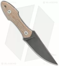 GiantMouse Vox/Anso GMF3 Natural Micarta Fixed Blade Knife ( 3.25" PVD ) -Avokelavavat Sales Store GiantMouse Vox Anso GMF3 Natural Micarta Fixed Blade PVD BHQ 123802 jr spine