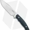 GiantMouse Vox/Anso GMF4 Fixed Blade Knife Black Canvas Micarta (5.65" Satin)