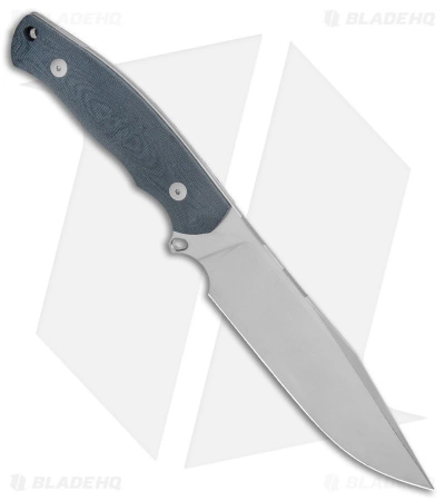 GiantMouse Vox/Anso GMF4 Fixed Blade Knife Black Canvas Micarta (5.65" Satin) 4 GiantMouse Vox/Anso GMF4 Fixed Blade Knife Black Canvas Micarta (5.65" Satin) - Image 2