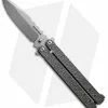 Groniger Knives Custom Balisong Knife Sculpted Ti W/ Green Spacers (4" SW)
