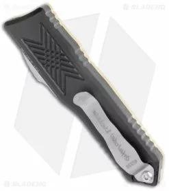 Guardian Tactical GTX-025 OTF Automatic Knife Bronze (2.5" Two Tone) -Avokelavavat Sales Store Guardian Tactical GTX 025 OTF Brass Black TT Auto Black BHQ 141912 jr side