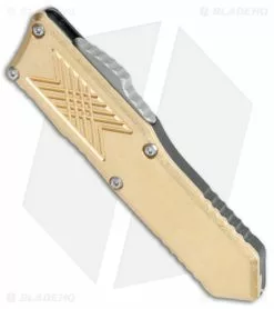 Guardian Tactical GTX-025 OTF Automatic Knife Bronze (2.5" SW) -Avokelavavat Sales Store Guardian Tactical GTX 025 OTF Brass Black TT Auto SW BHQ 141913 jr spine