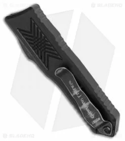 Guardian Tactical GTX-025 OTF Automatic Knife (2.5" Black Stonewash) -Avokelavavat Sales Store Guardian Tactical GTX 025 S E OTF Automatic Knife 12 3611 2.5in Black SW 12 3611 BHQ 113488 LS Side