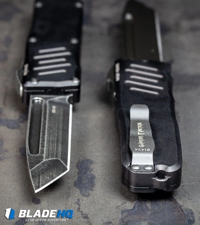 Guardian Tactical RECON-035 Tanto D/A OTF Automatic Knife (3.3" Stonewash) 7 Guardian Tactical RECON-035 Tanto D/A OTF Automatic Knife (3.3" Stonewash) - Image 5