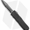 Guardian Tactical RECON-035 D/A Dagger OTF Automatic (3.3" Black SW Serr) 93632 -Avokelavavat Sales Store Guardian Tactical RECON 035 DA Dagger Auto Black Dark SW Serr BHQ 95203 jr