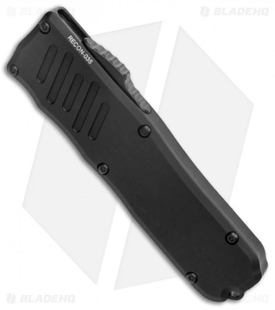 Guardian Tactical RECON-035 Tanto OTF Automatic Knife Black (3.3" Black Serr) 4 Guardian Tactical RECON-035 Tanto OTF Automatic Knife Black (3.3" Black Serr) - Image 2