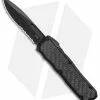 Guardian Tactical RECON-035 D/A OTF Automatic Knife CF Inlay (3.3" Black Serr) -Avokelavavat Sales Store Guardian Tactical RECON 035 DA OTF Auto CF Inlay Black Serr BHQ 104723 jr