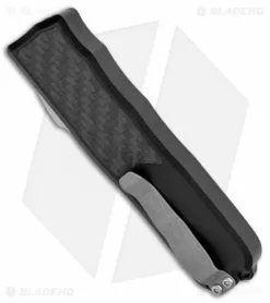 Guardian Tactical RECON-035 D/A OTF Automatic Knife CF Inlay (3.3" SW Serr) -Avokelavavat Sales Store Guardian Tactical RECON 035 DA OTF Auto CF Inlay SW Serr BHQ 104721 jr side