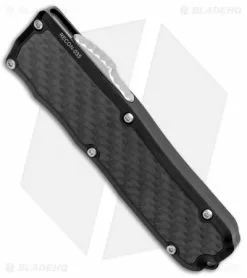 Guardian Tactical RECON-035 D/A OTF Automatic Knife CF Inlay (3.3" SW Serr) -Avokelavavat Sales Store Guardian Tactical RECON 035 DA OTF Auto CF Inlay SW Serr BHQ 104721 jr spine
