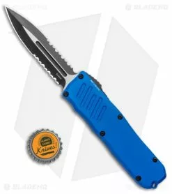 Guardian Tactical RECON-035 D/A Dagger OTF Auto Blue (3.3" Two-Tone Serr) -Avokelavavat Sales Store Guardian Tactical RECON 035 DA OTF Auto Dagger Blue TT Serr BHQ 95934 jr bottlecap