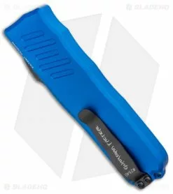 Guardian Tactical RECON-035 D/A Dagger OTF Auto Blue (3.3" Two-Tone Serr) -Avokelavavat Sales Store Guardian Tactical RECON 035 DA OTF Auto Dagger Blue TT Serr BHQ 95934 jr side