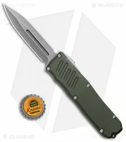 Guardian Tactical RECON-035 D/A OTF Automatic Dagger OD Green (3.3" Stonewash) -Avokelavavat Sales Store Guardian Tactical RECON 035 DA OTF Auto Dagger OD Green SW BHQ 98548 jr bottlecap