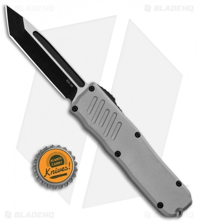 Guardian Tactical RECON-035 Tanto D/A OTF Automatic Knife Gray (3.3" Two-Tone) 6 Guardian Tactical RECON-035 Tanto D/A OTF Automatic Knife Gray (3.3" Two-Tone) - Image 4