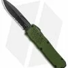 Guardian Tactical RECON-035 Drop Point OTF Auto Knife OD Green (3.3" Black Serr)
