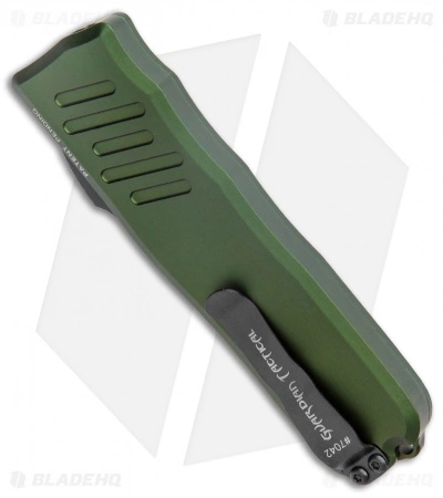 Guardian Tactical RECON-035 Drop Point OTF Auto Knife OD Green (3.3" Black Serr) 5 Guardian Tactical RECON-035 Drop Point OTF Auto Knife OD Green (3.3" Black Serr) - Image 3