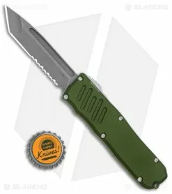 Guardian Tactical RECON-035 Tanto OTF Auto Knife OD Green (3.3" BB/SW Serr) -Avokelavavat Sales Store Guardian Tactical RECON 035 DA OTF Auto OD Green SW Serr BHQ 98338 jr bottlecap