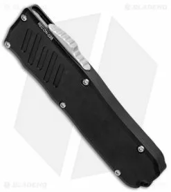 Guardian Tactical RECON-035 D/A OTF Automatic Tanto (3.3" Stonewash Serr) 93522 -Avokelavavat Sales Store Guardian Tactical RECON 035 DA OTF Auto Tanto Black SW Serr 93522 BHQ 95262 jr spine