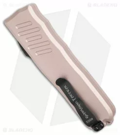 Guardian Tactical RECON-035 D/A OTF Knife Tan Al (3.3" Two-Tone Serr ELMAX) 8 Guardian Tactical RECON-035 D/A OTF Knife Tan Al (3.3" Two-Tone Serr ELMAX) -Avokelavavat Sales Store Guardian Tactical RECON 035 DA Tan Aluminum TT Serr BHQ 91584 jr side