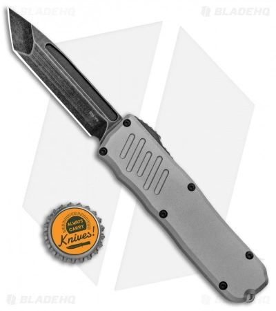 Guardian Tactical RECON-035 Tanto D/A OTF Automatic Knife Gray (3.3" Dark SW) 6 Guardian Tactical RECON-035 Tanto D/A OTF Automatic Knife Gray (3.3" Dark SW) - Image 4