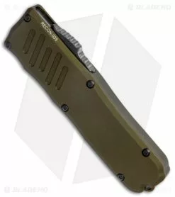Guardian Tactical RECON-035 Tanto OTF Automatic Knife OD Green (3.3" Two-Tone) -Avokelavavat Sales Store Guardian Tactical RECON 035 Tanto DA Auto OD Green Black TT BHQ 95256 jr spine 2